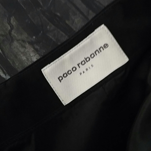 PACO RABANNE - glitter seam wrap midi skirt - Picture 3 of 4